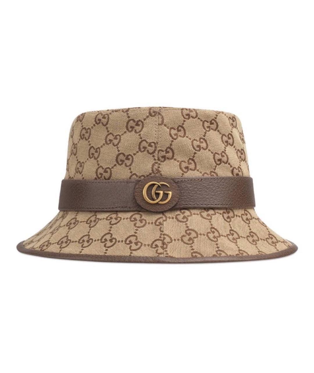 GUCCI Бежевая панама, фото 6