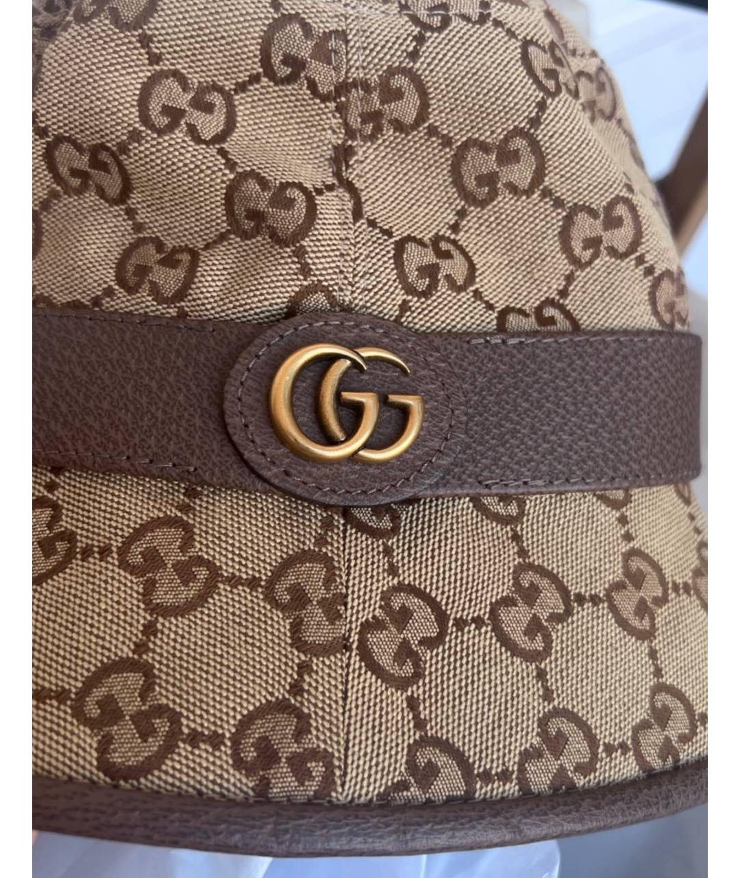 GUCCI Бежевая панама, фото 3