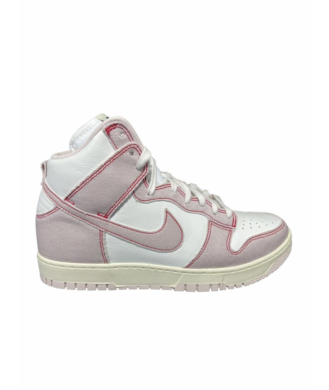 NIKE Розовые текстильные кроссовки, фото 1