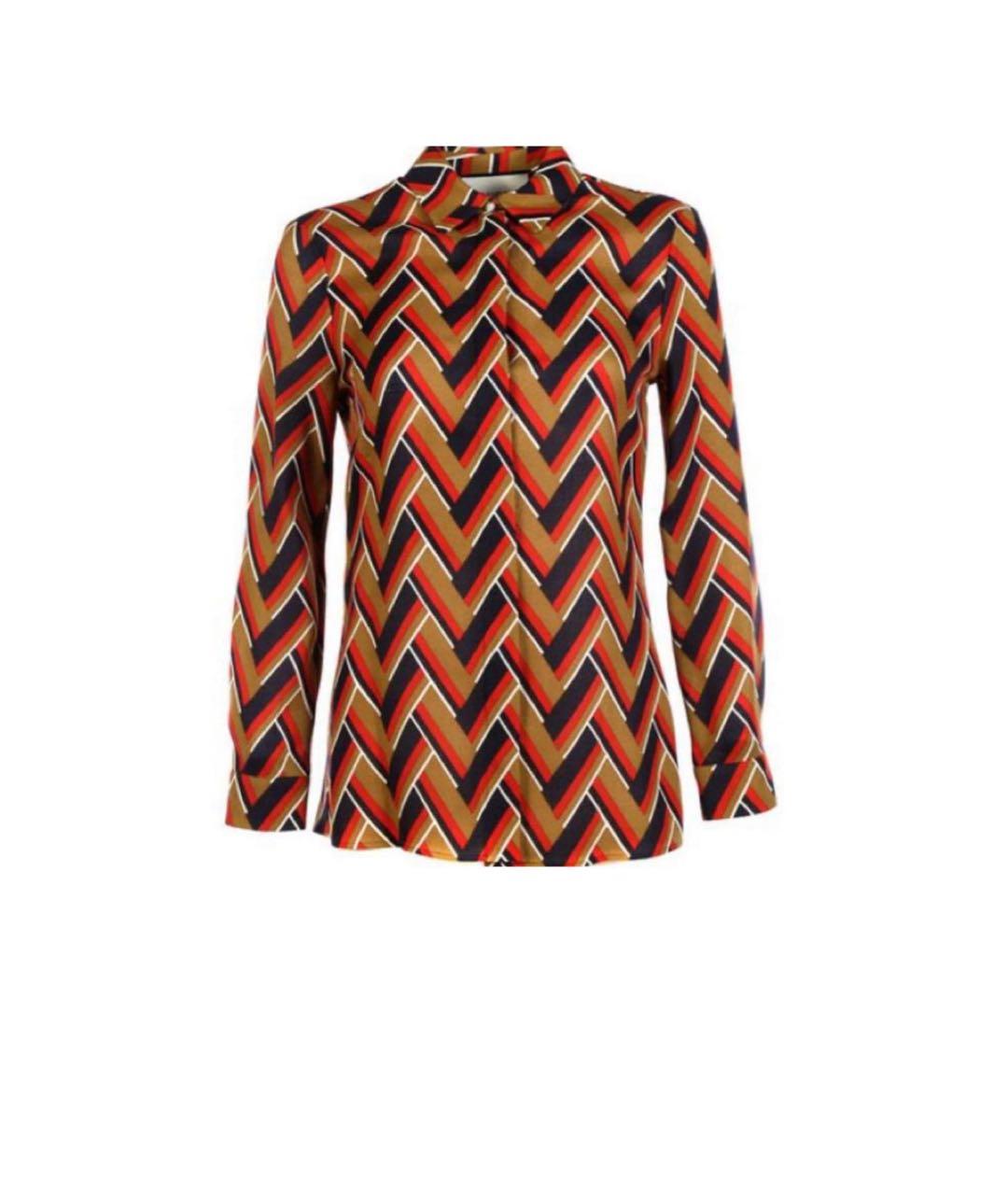 GUCCI Мульти шелковая рубашка, фото 1