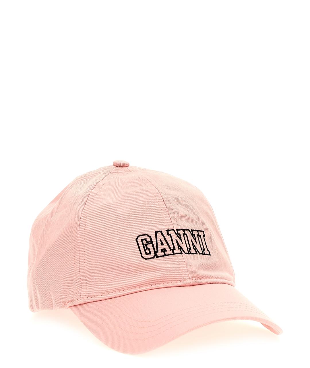 GANNI Розовая кепка, фото 2