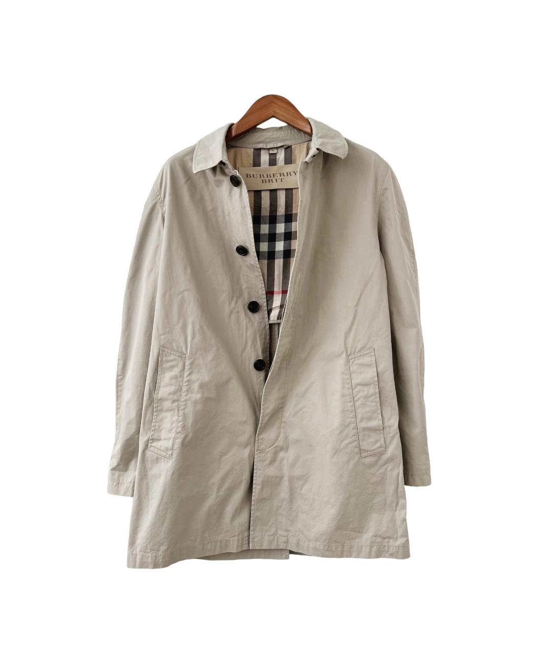 Burberry brit on sale coat mens