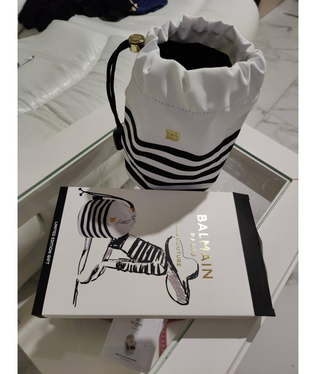 BALMAIN Белая косметичка, фото 5