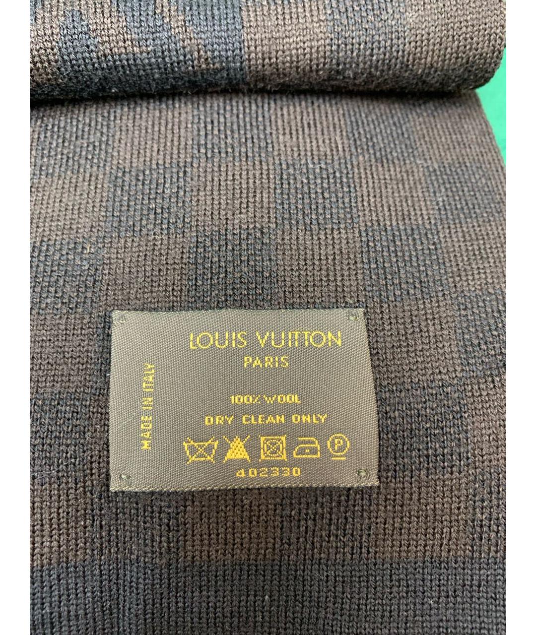 LOUIS VUITTON Шерстяной шарф, фото 2