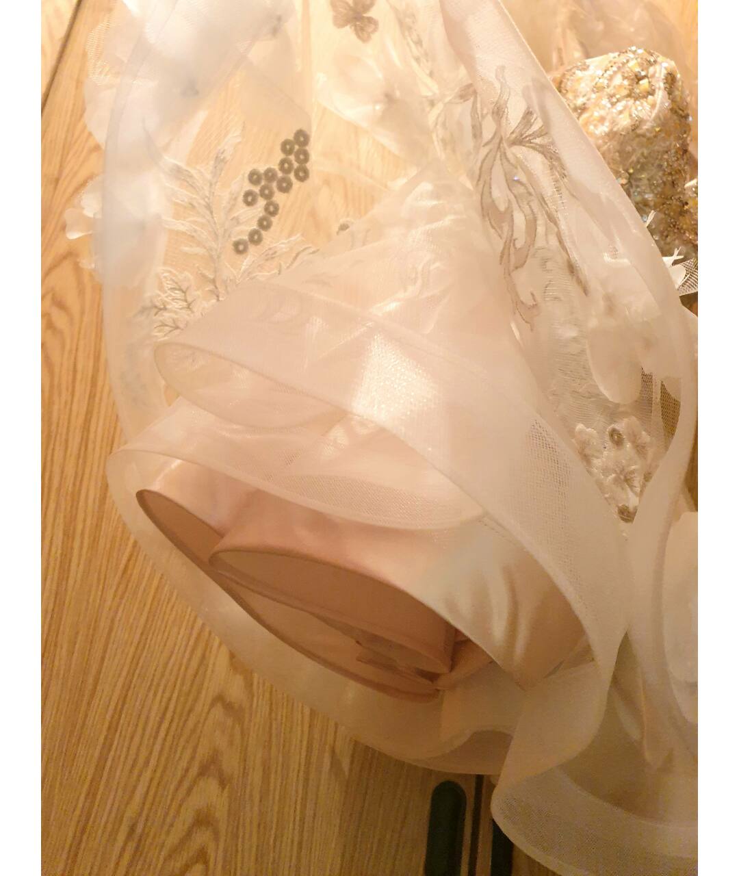 JOVANI Белое полиэстеровое коктейльное платье, фото 5
