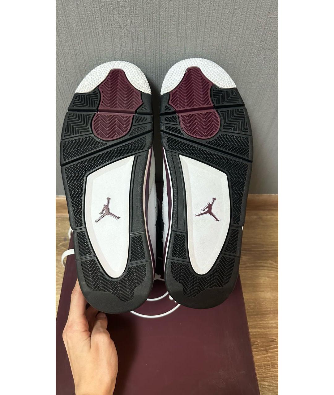 JORDAN Белые низкие кроссовки / кеды из искусственной кожи, фото 8