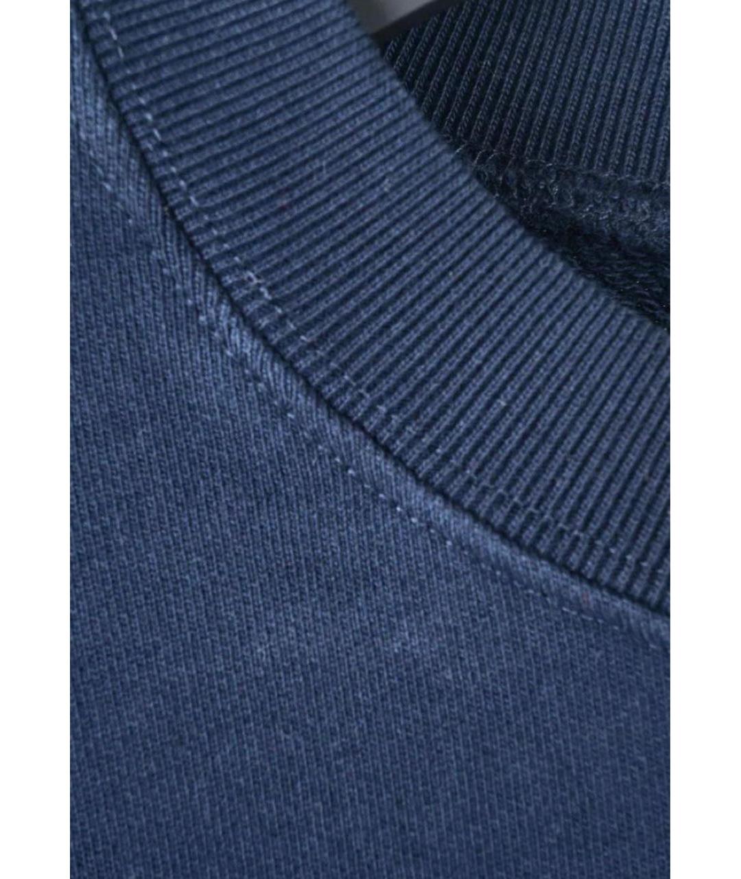 MAISON KITSUNE Темно-синий хлопковый джемпер / свитер, фото 4