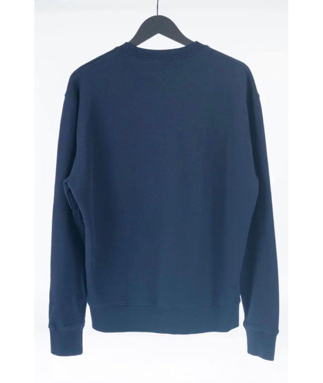 MAISON KITSUNE Темно-синий хлопковый джемпер / свитер, фото 2