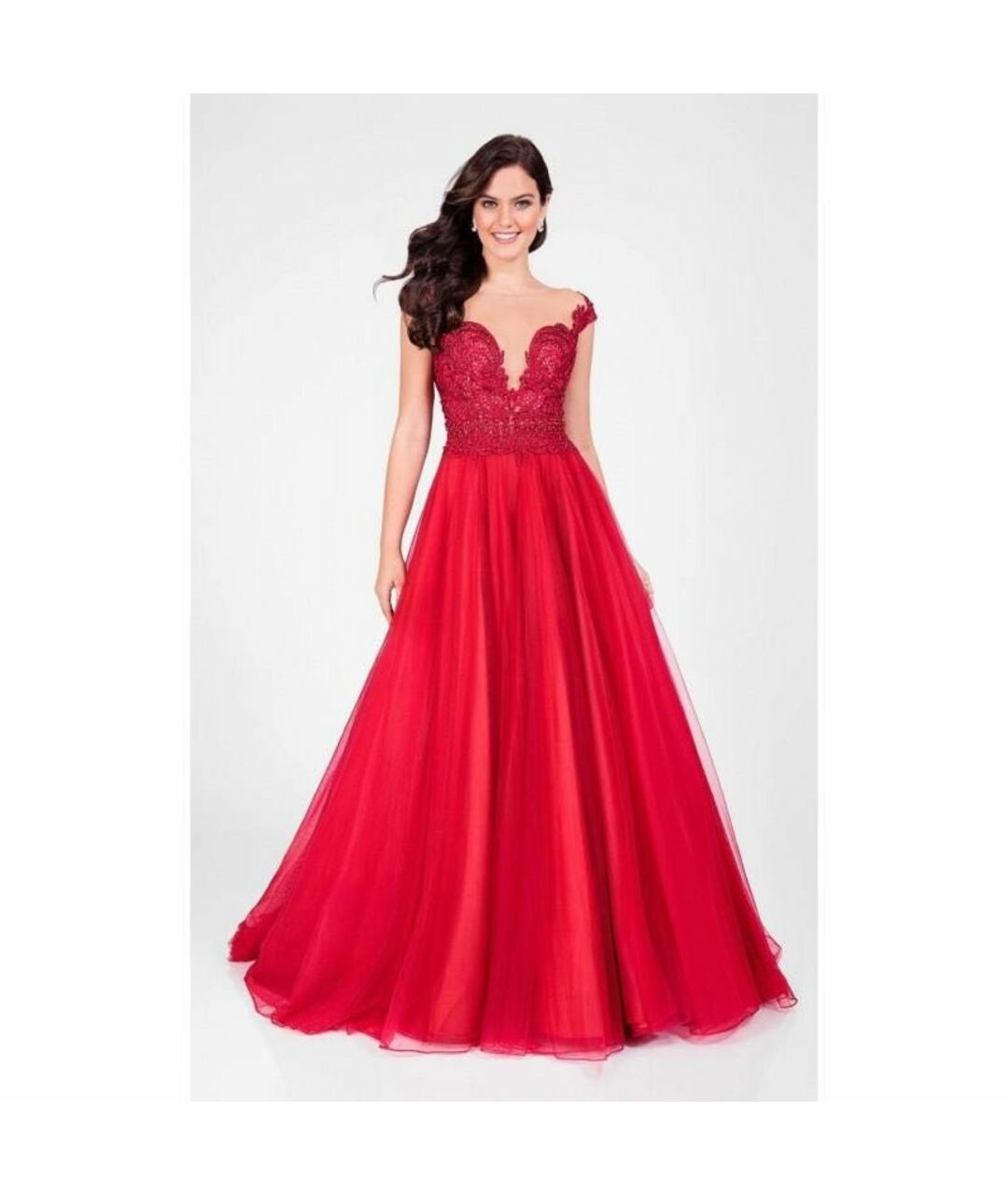TERANI COUTURE Красное вечернее платье, фото 6