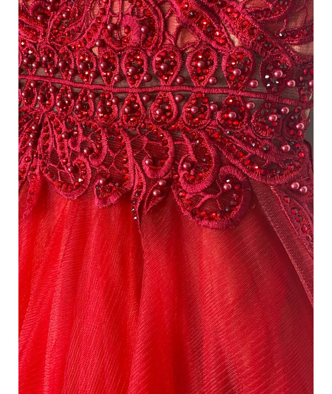 TERANI COUTURE Красное вечернее платье, фото 3