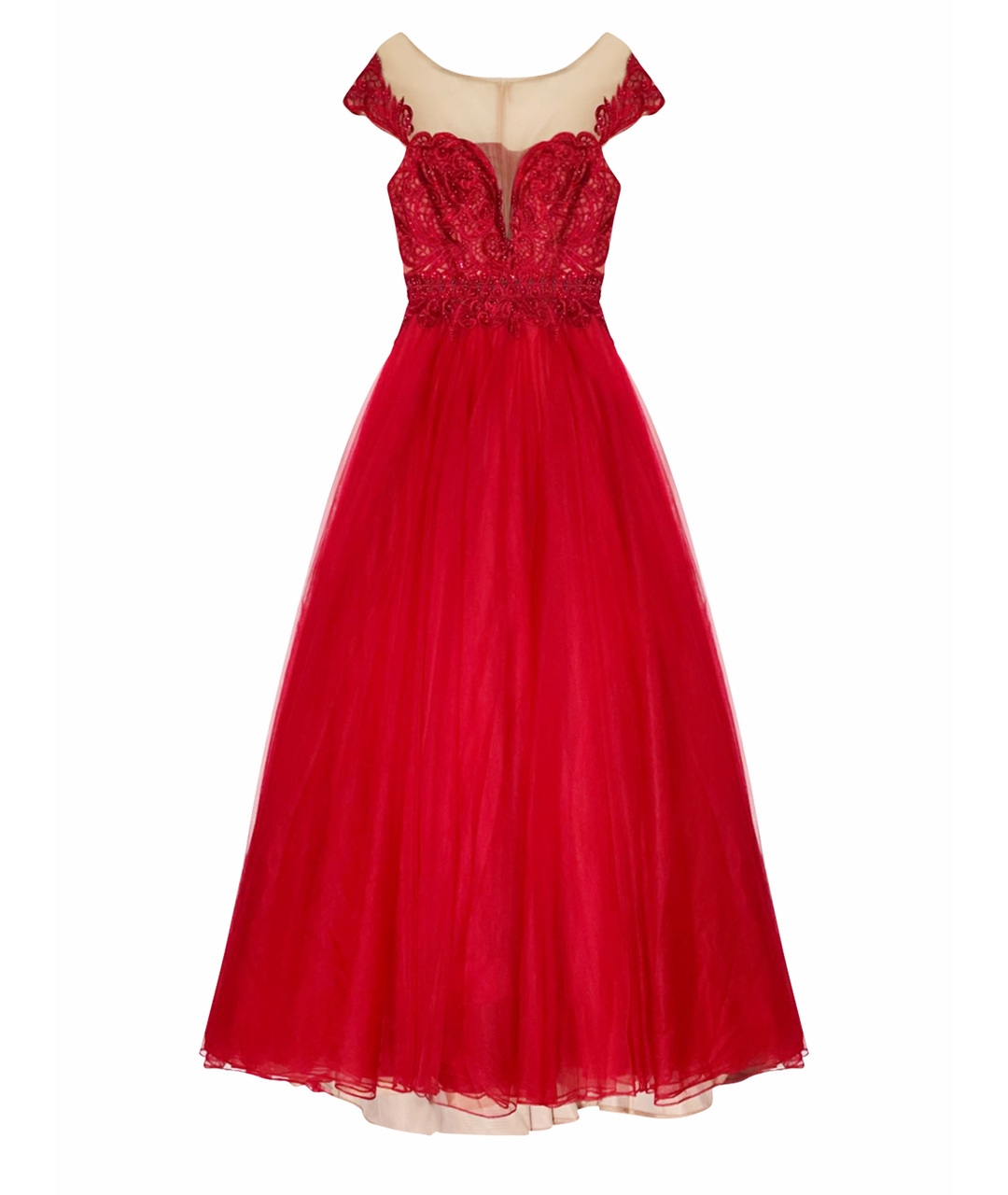 TERANI COUTURE Красное вечернее платье, фото 1