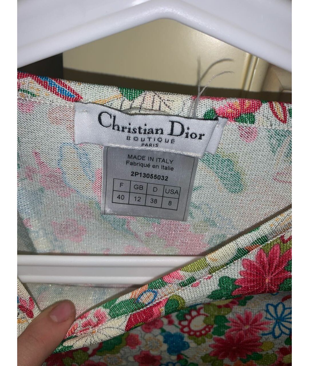CHRISTIAN DIOR PRE-OWNED Мульти рубашка, фото 3