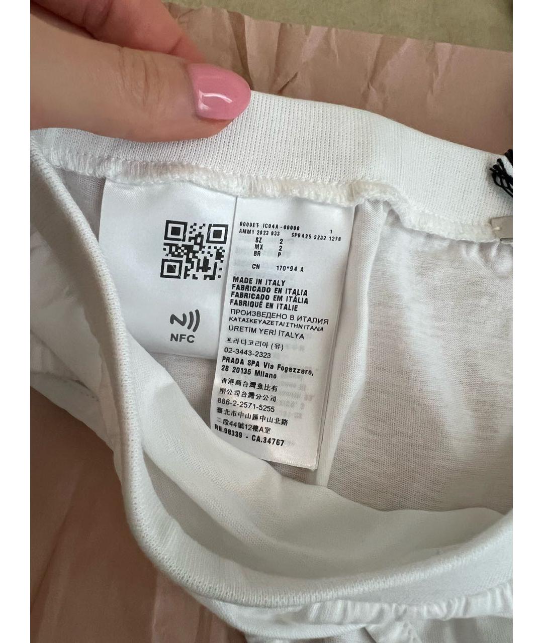 MIU MIU Белые трусы, фото 4
