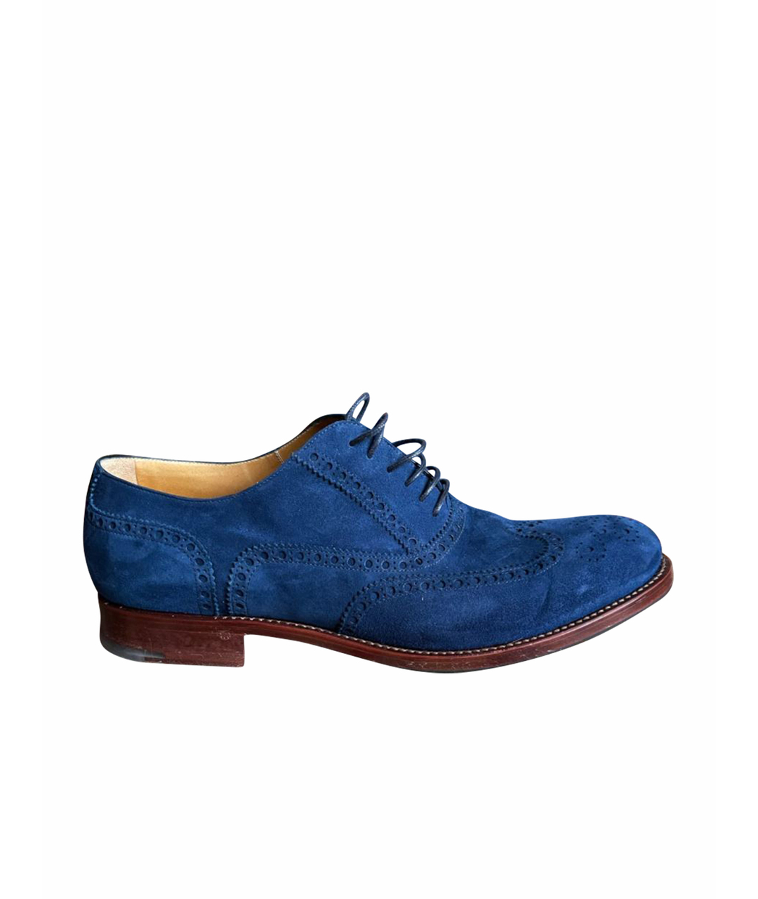 O'KEEFFE Синие замшевые туфли, фото 1