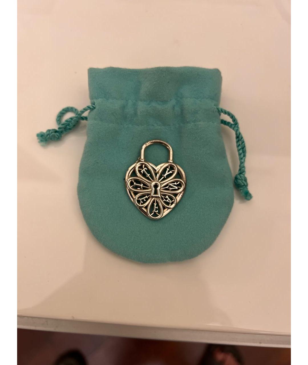 TIFFANY&CO Белый серебряный кулон, фото 2