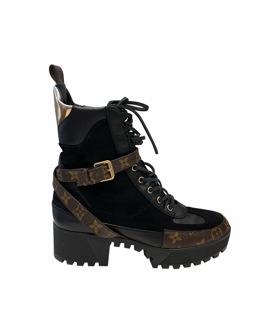 LOUIS VUITTON Черные ботинки, фото 1