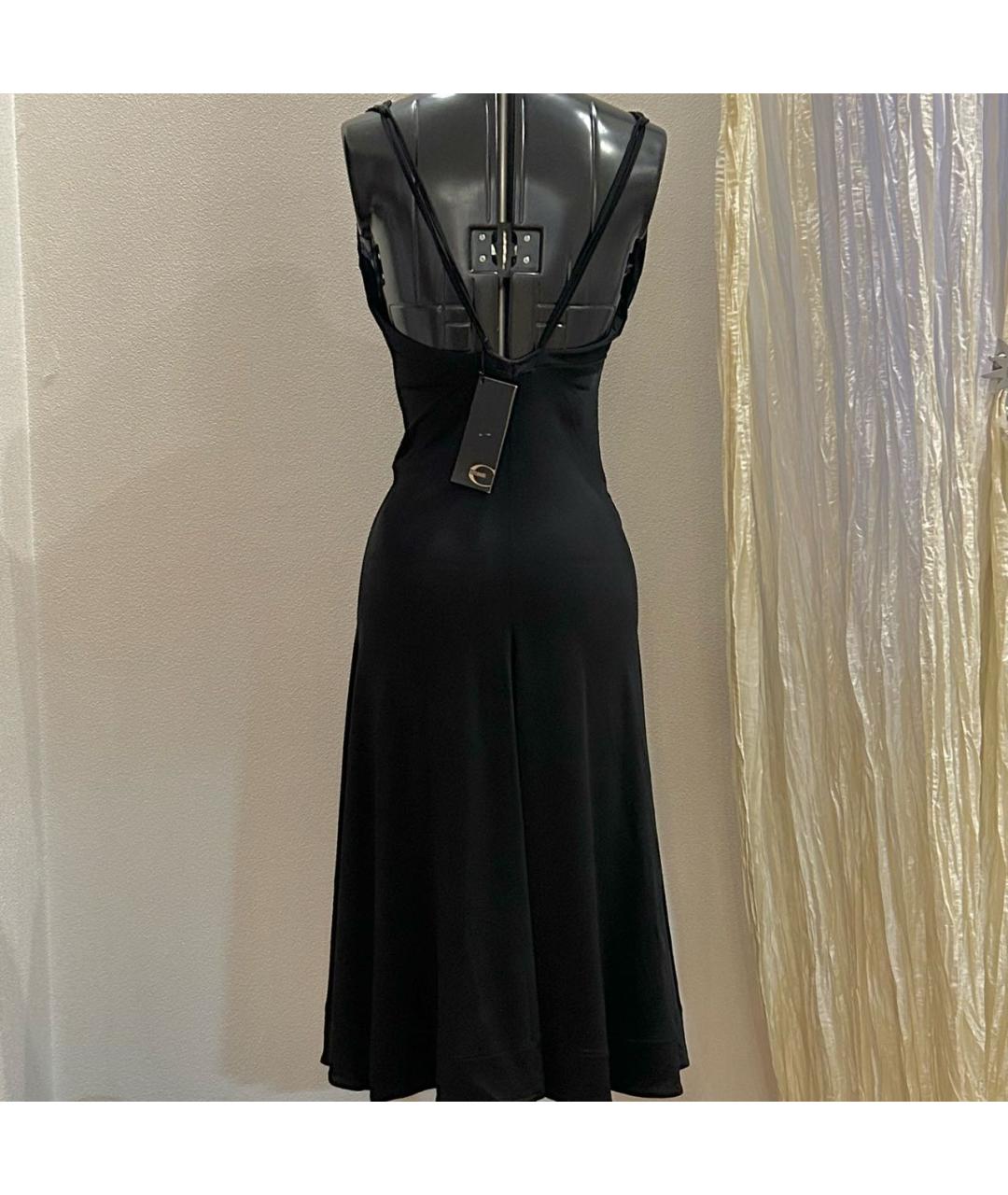 JUST CAVALLI Черное коктейльное платье, фото 2