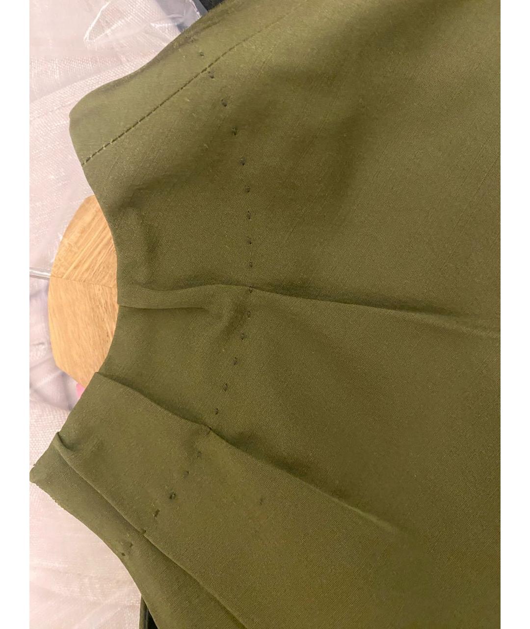 MARC JACOBS Зеленые шерстяное коктейльное платье, фото 4