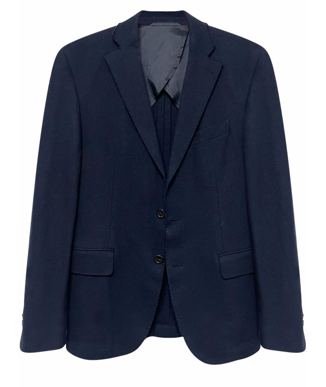 BALDESSARINI Темно-синий шерстяной пиджак, фото 1