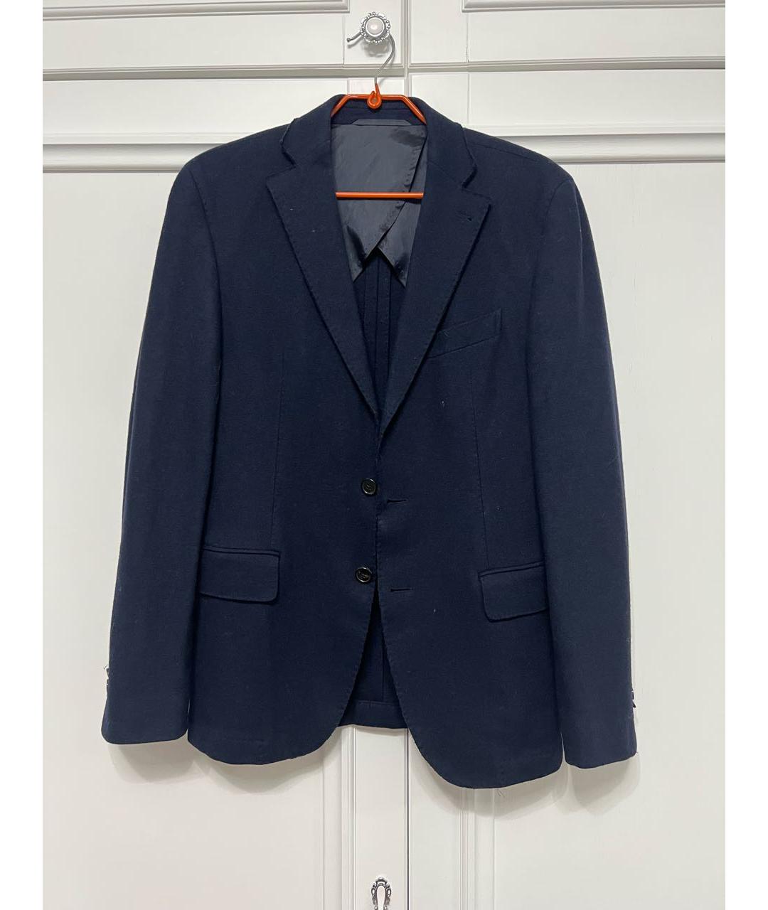 BALDESSARINI Темно-синий шерстяной пиджак, фото 6