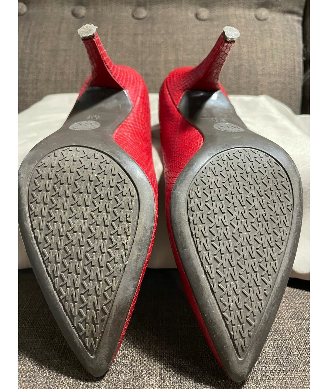 MICHAEL MICHAEL KORS Красные кожаные туфли, фото 5
