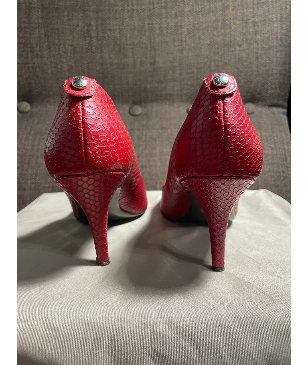 MICHAEL MICHAEL KORS Красные кожаные туфли, фото 4