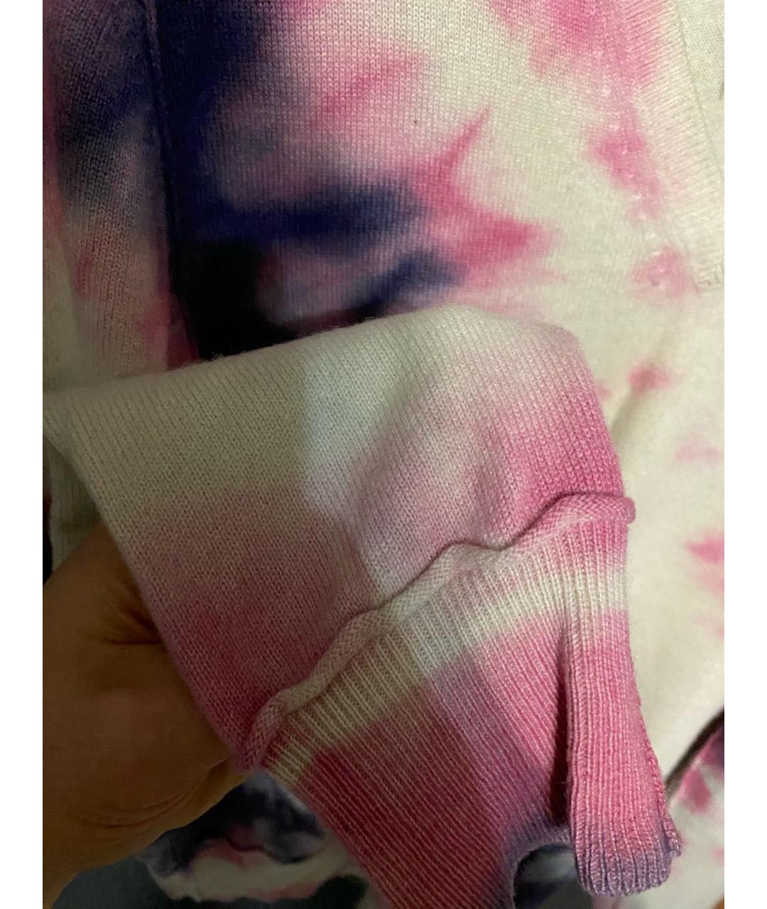 DOLCE&GABBANA Розовый кашемировый джемпер / свитер, фото 6