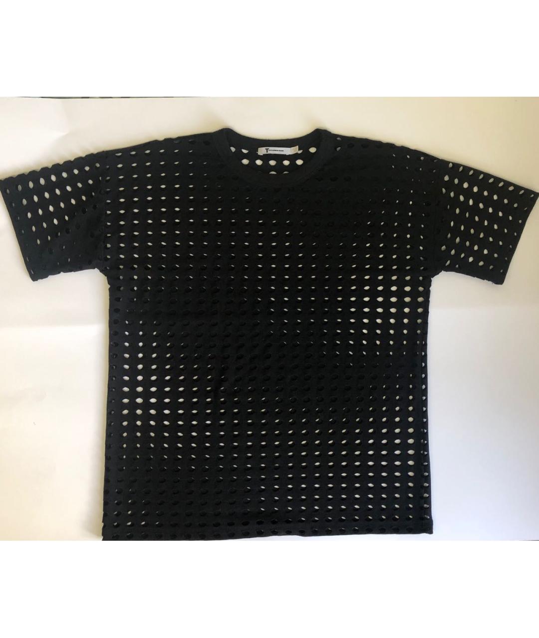 T BY ALEXANDER WANG Черная футболка, фото 4
