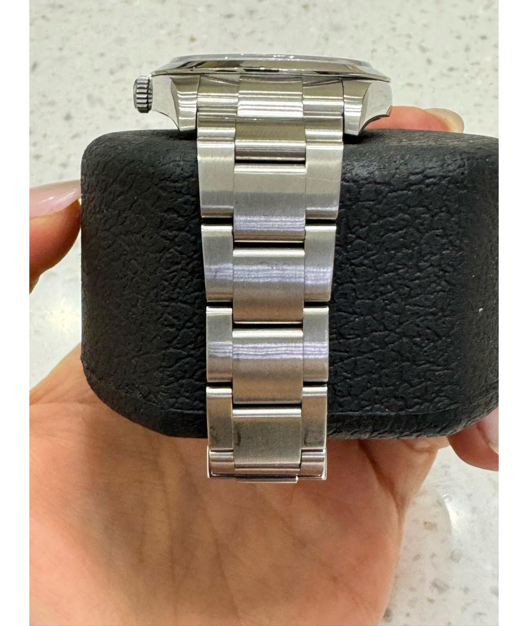 ROLEX Серебряные металлические часы, фото 6
