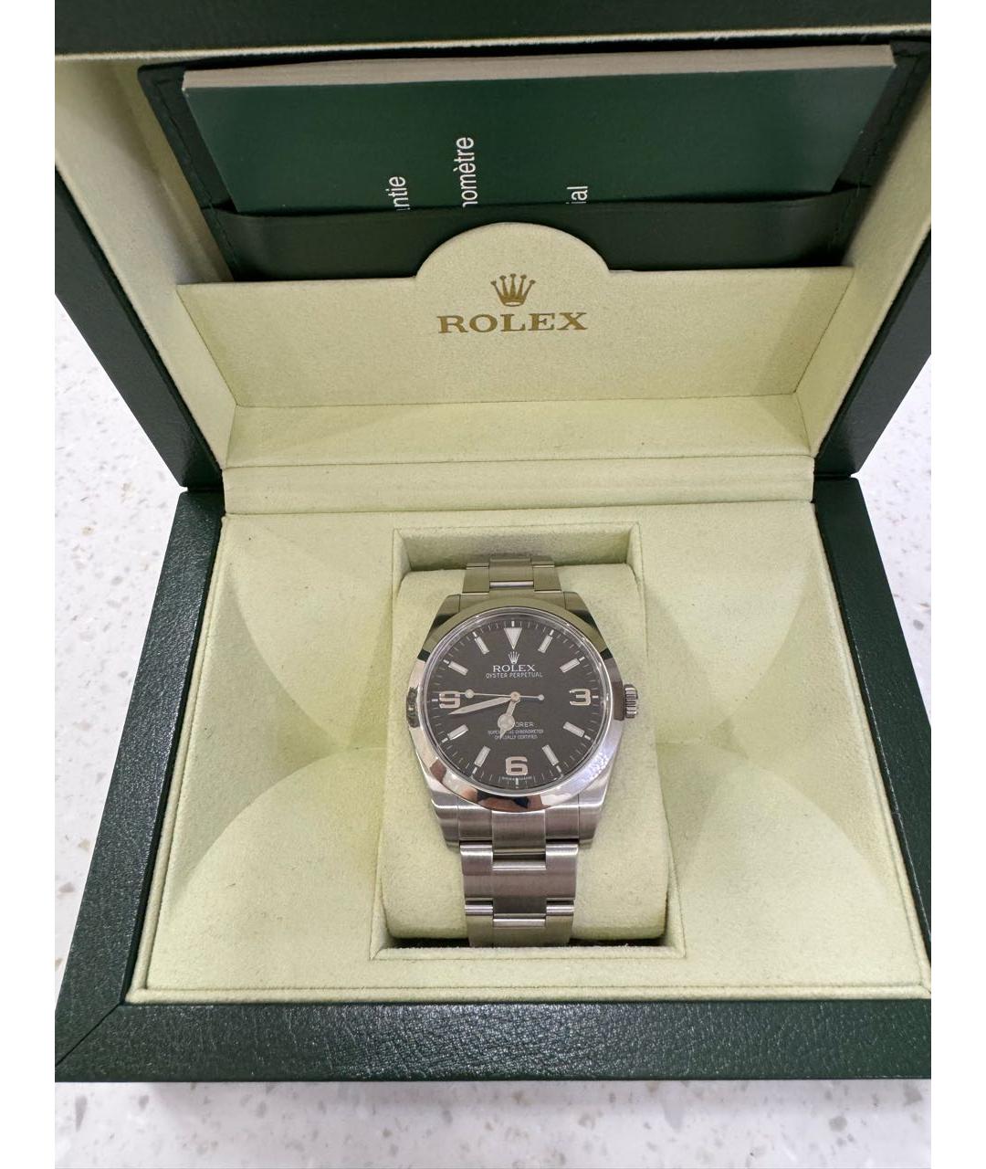 ROLEX Серебряные металлические часы, фото 4