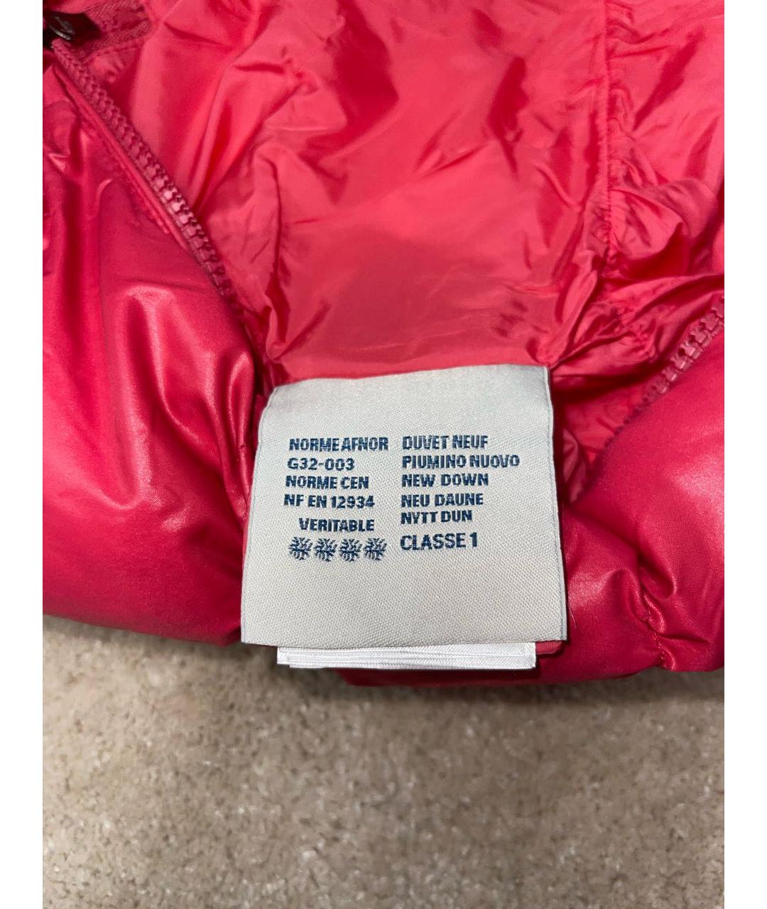 MONCLER Розовый комбинезон, фото 4