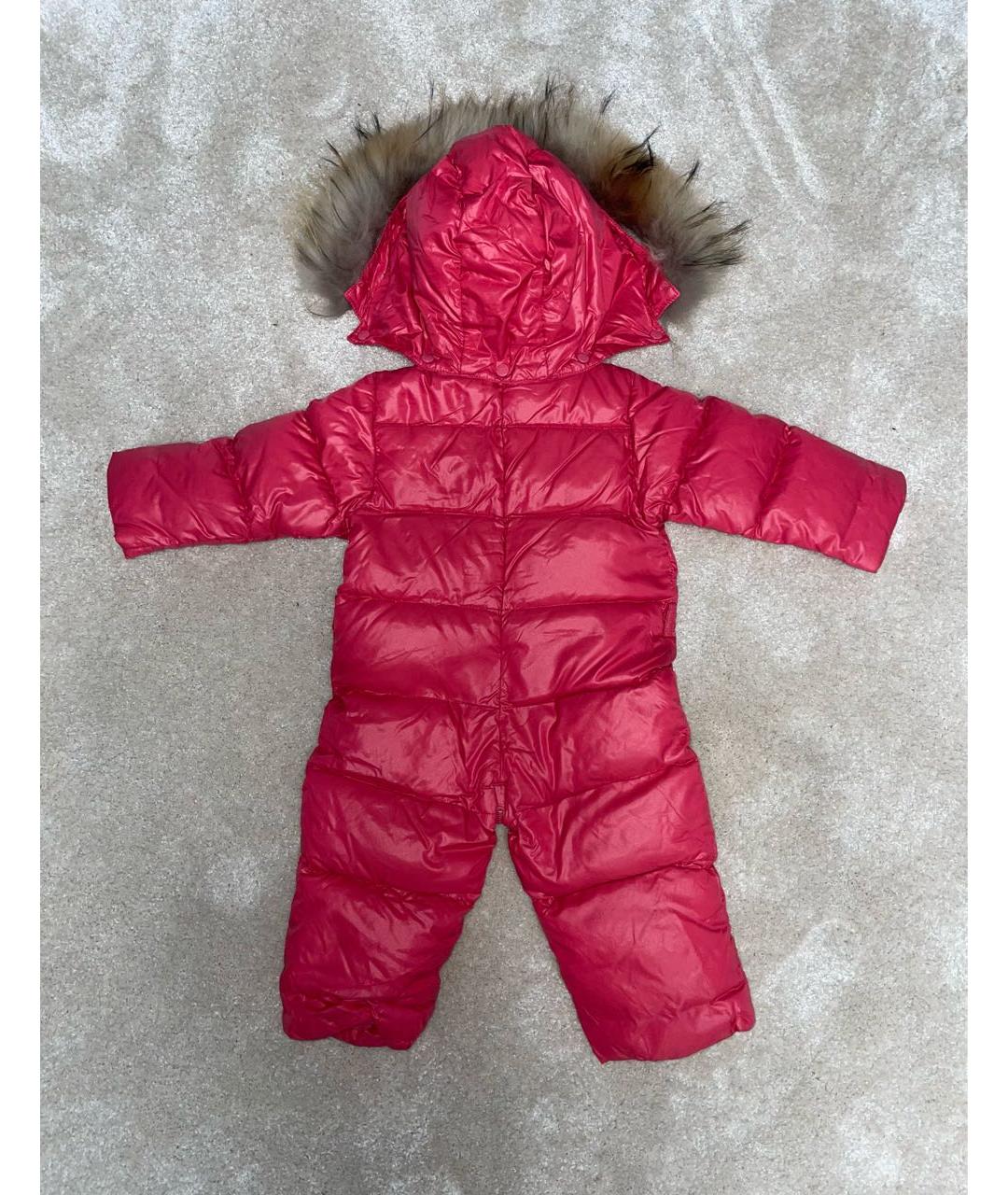 MONCLER Розовый комбинезон, фото 2