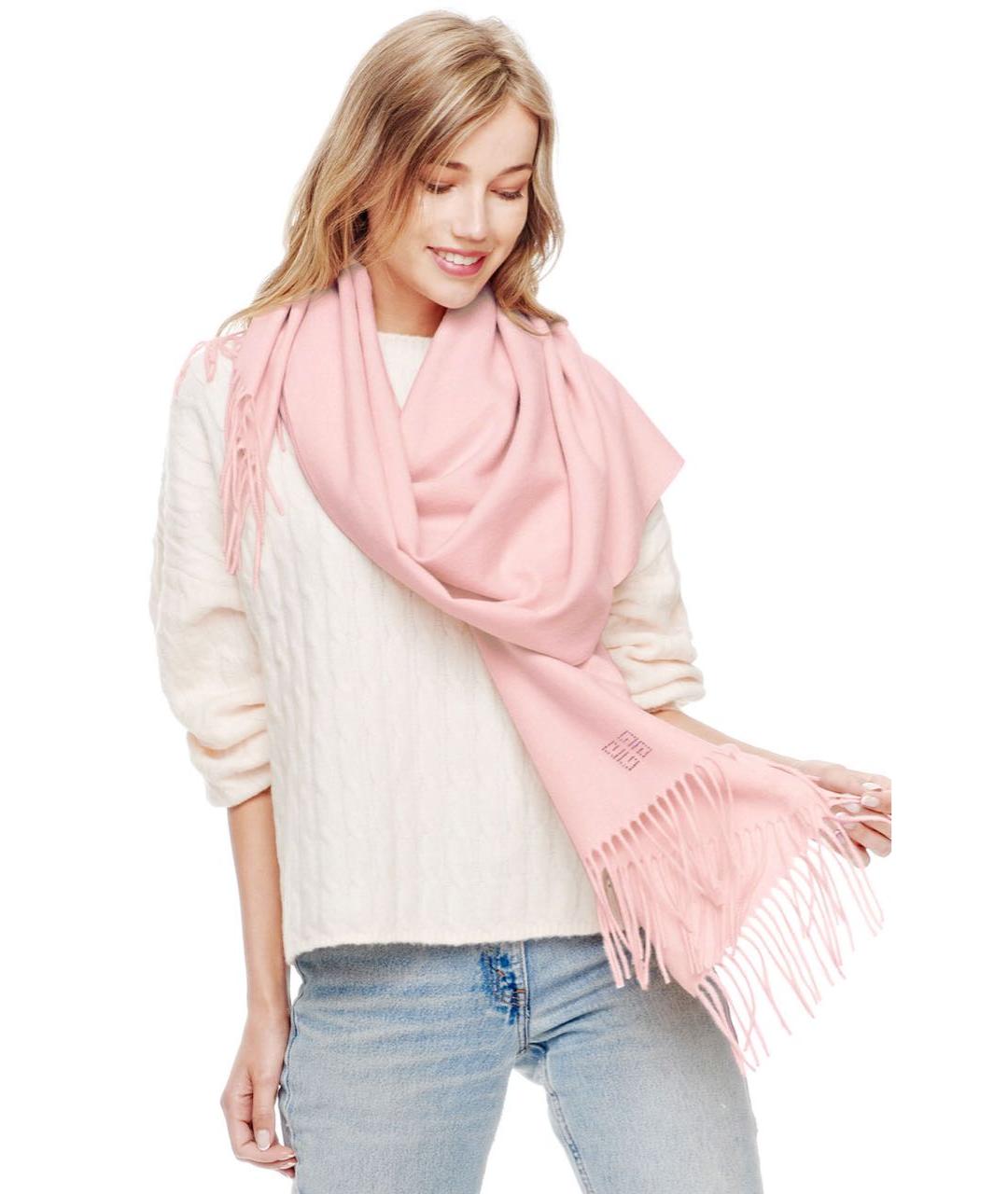 GIVENCHY Розовый кашемировый шарф, фото 6