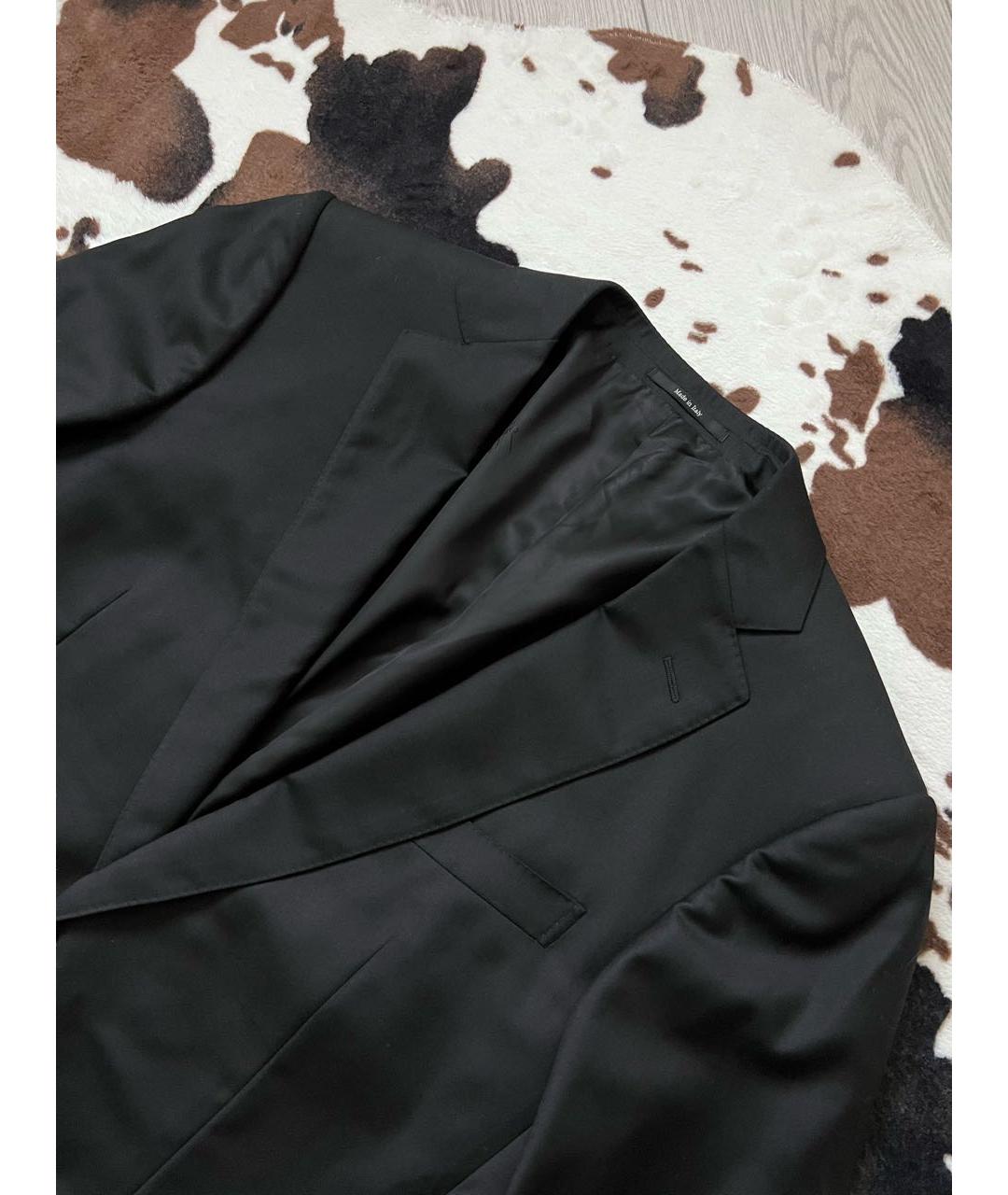 DUNHILL Черный шерстяной пиджак, фото 4
