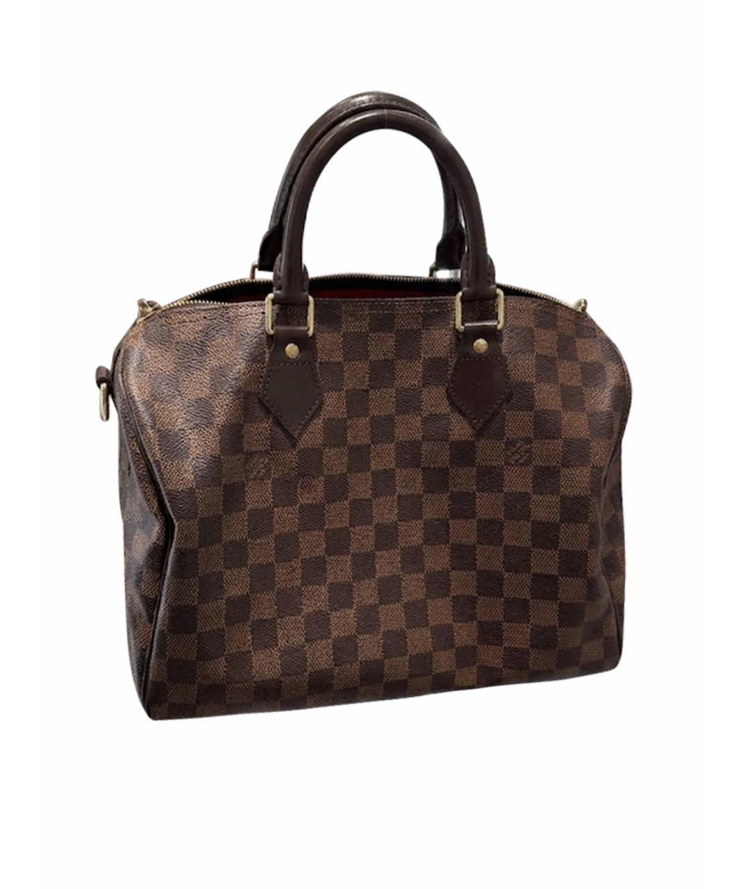 LOUIS VUITTON Коричневая сумка с короткими ручками, фото 1