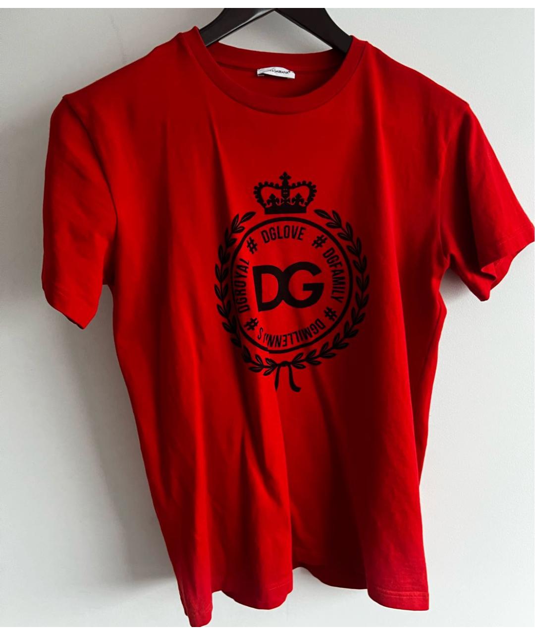 DOLCE&GABBANA Красная футболка, фото 2