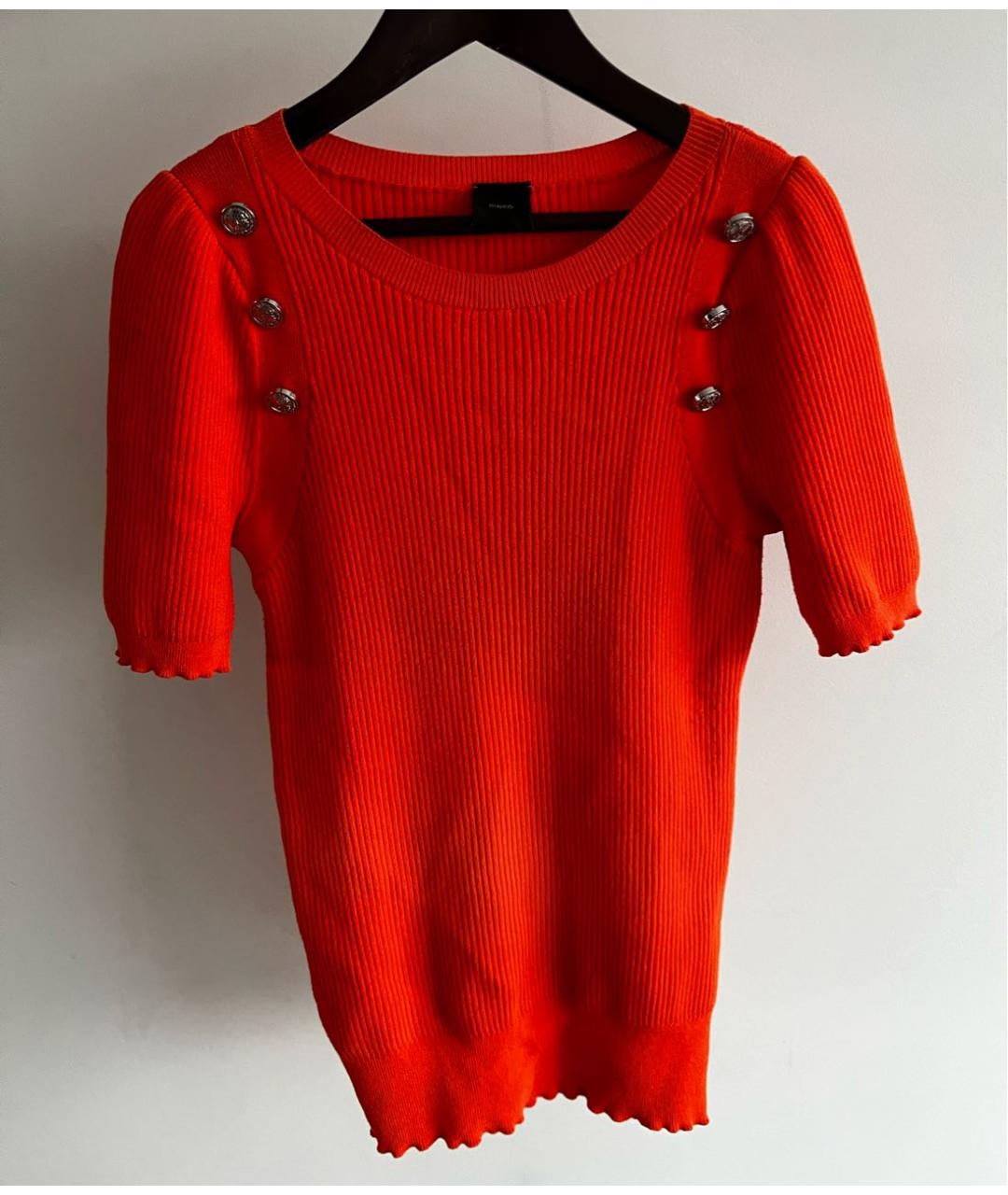 PINKO Оранжевый джемпер / свитер, фото 3