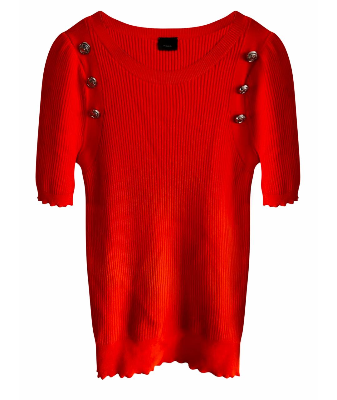 PINKO Оранжевый джемпер / свитер, фото 1