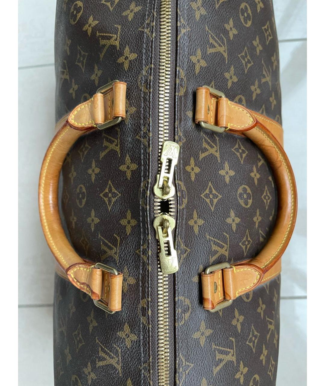 LOUIS VUITTON Коричневая дорожная/спортивная сумка, фото 2