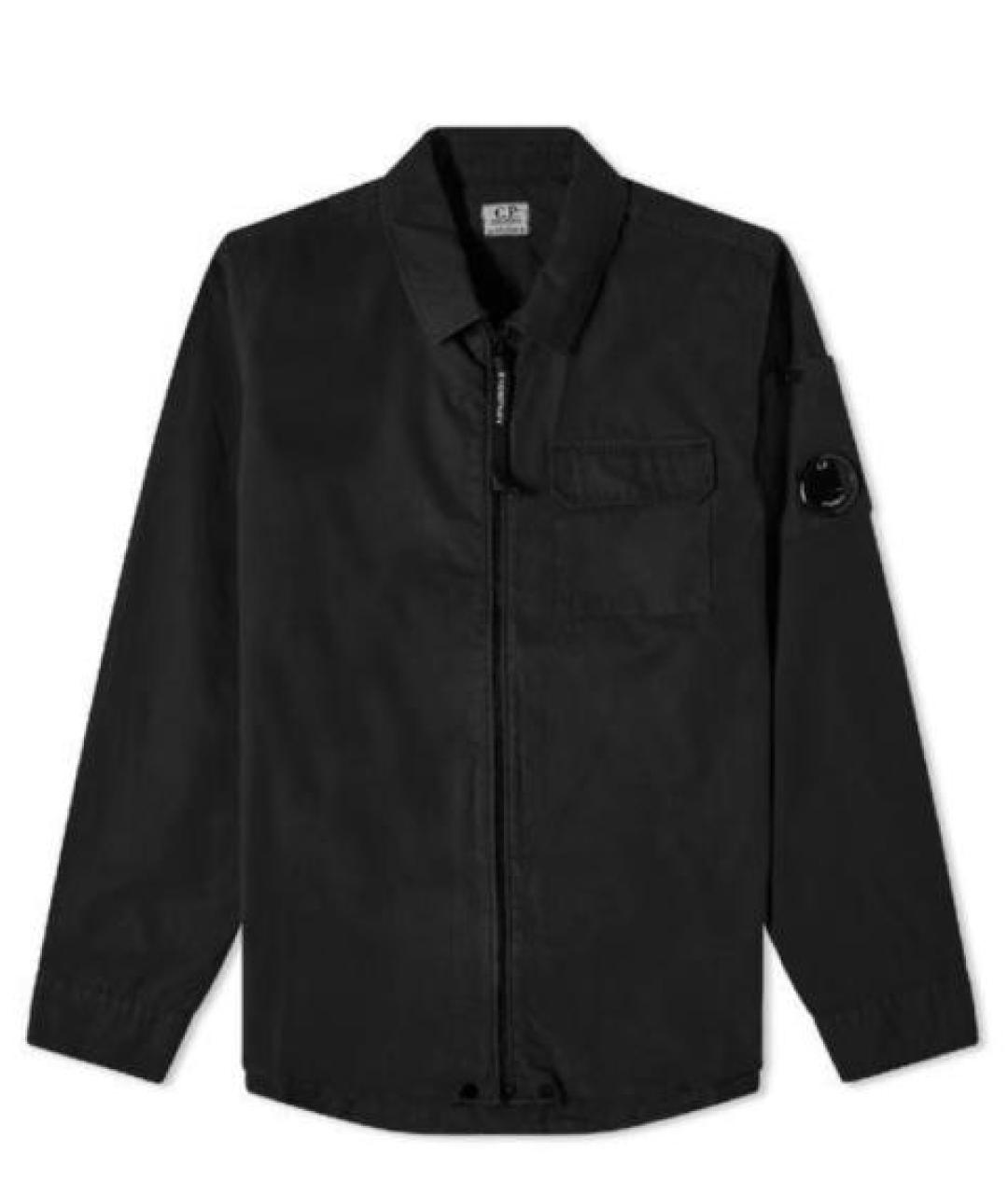CP COMPANY Черная хлопковая кэжуал рубашка, фото 1