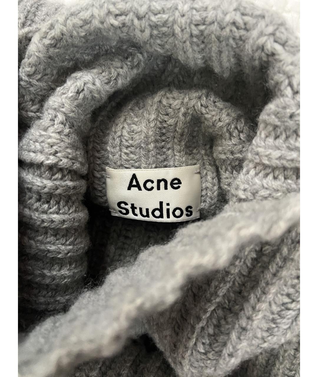 ACNE STUDIOS Серый шерстяной джемпер / свитер, фото 7