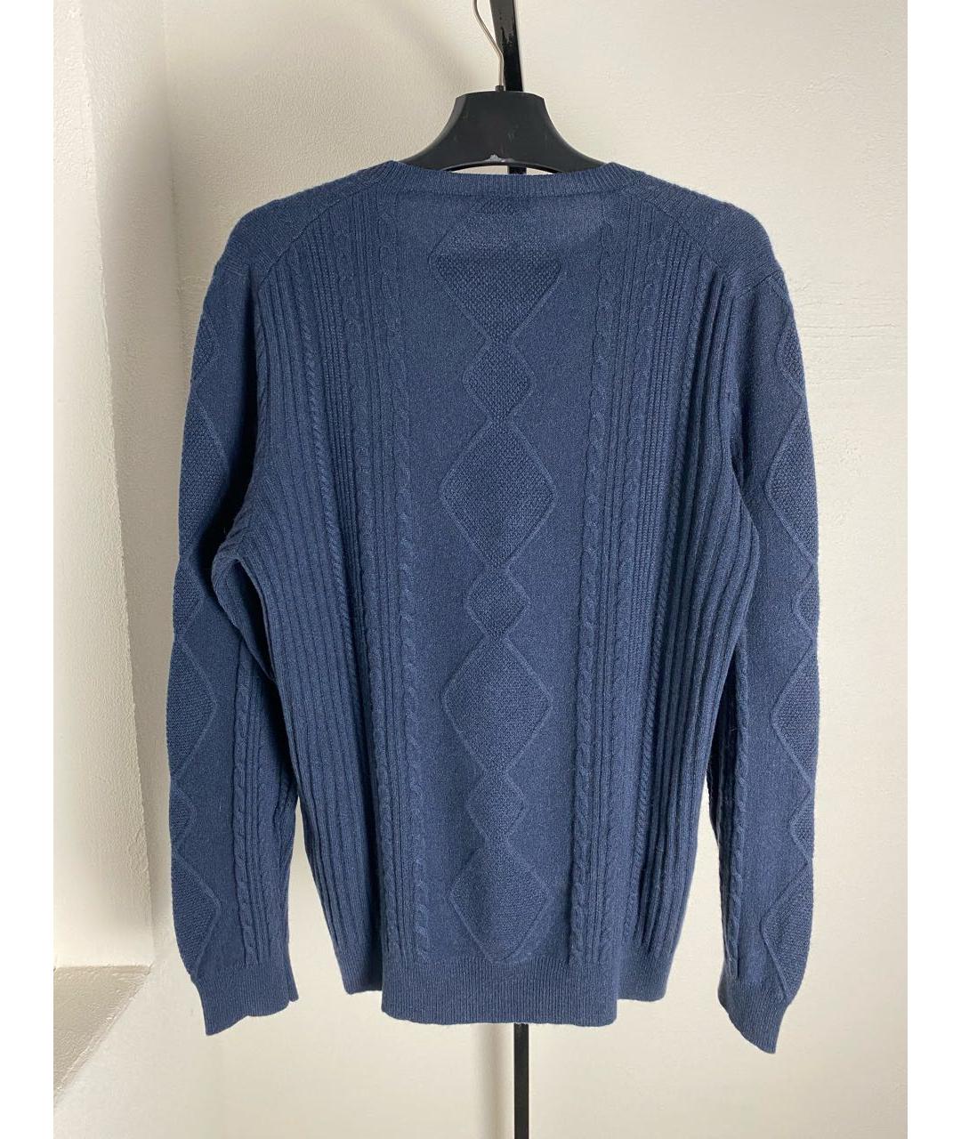 ETRO Синий кашемировый джемпер / свитер, фото 2
