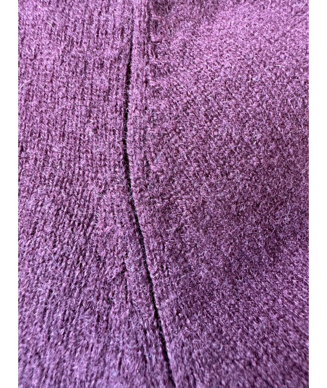 ALLUDE Бордовый кашемировый джемпер / свитер, фото 8