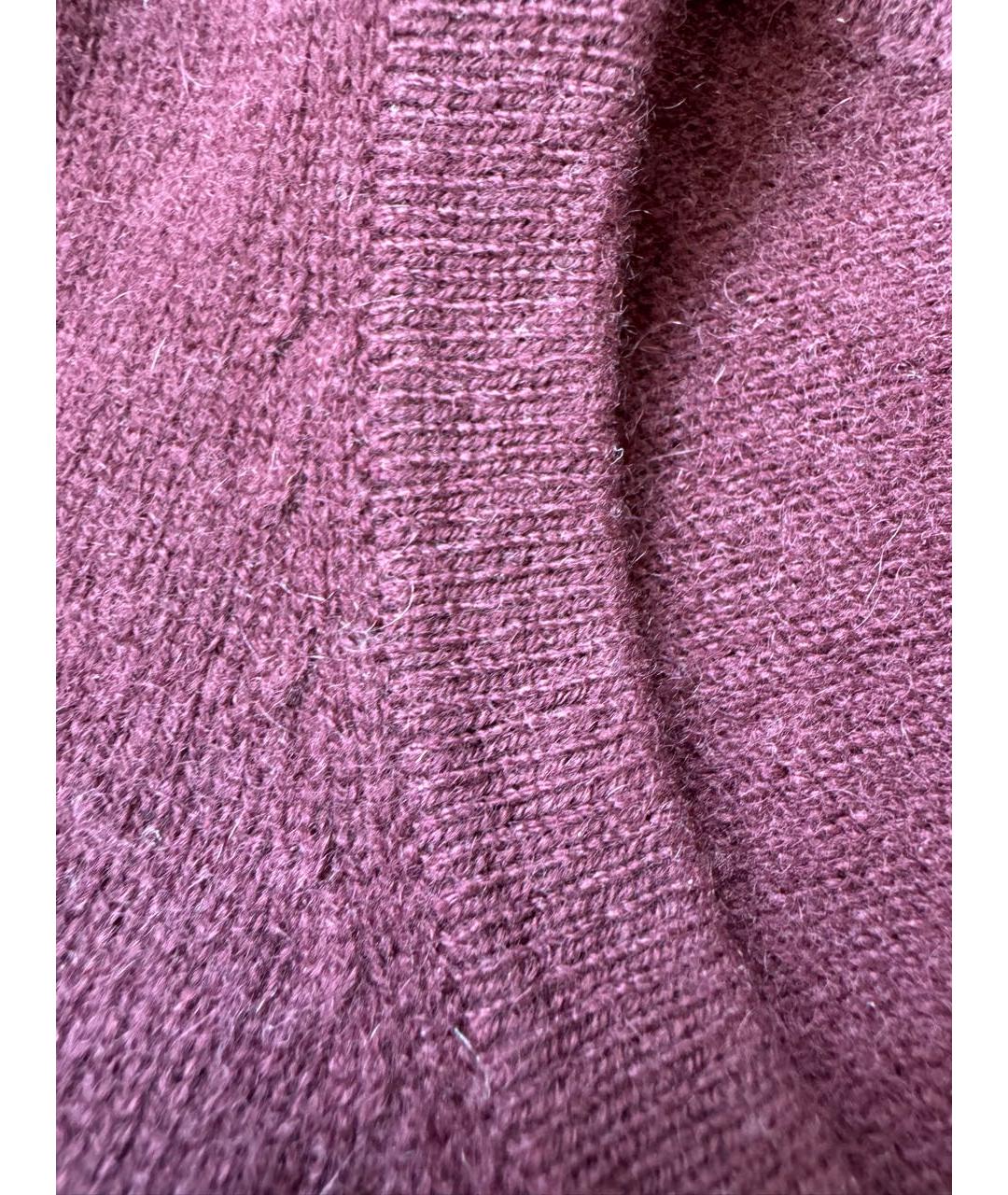 ALLUDE Бордовый кашемировый джемпер / свитер, фото 7