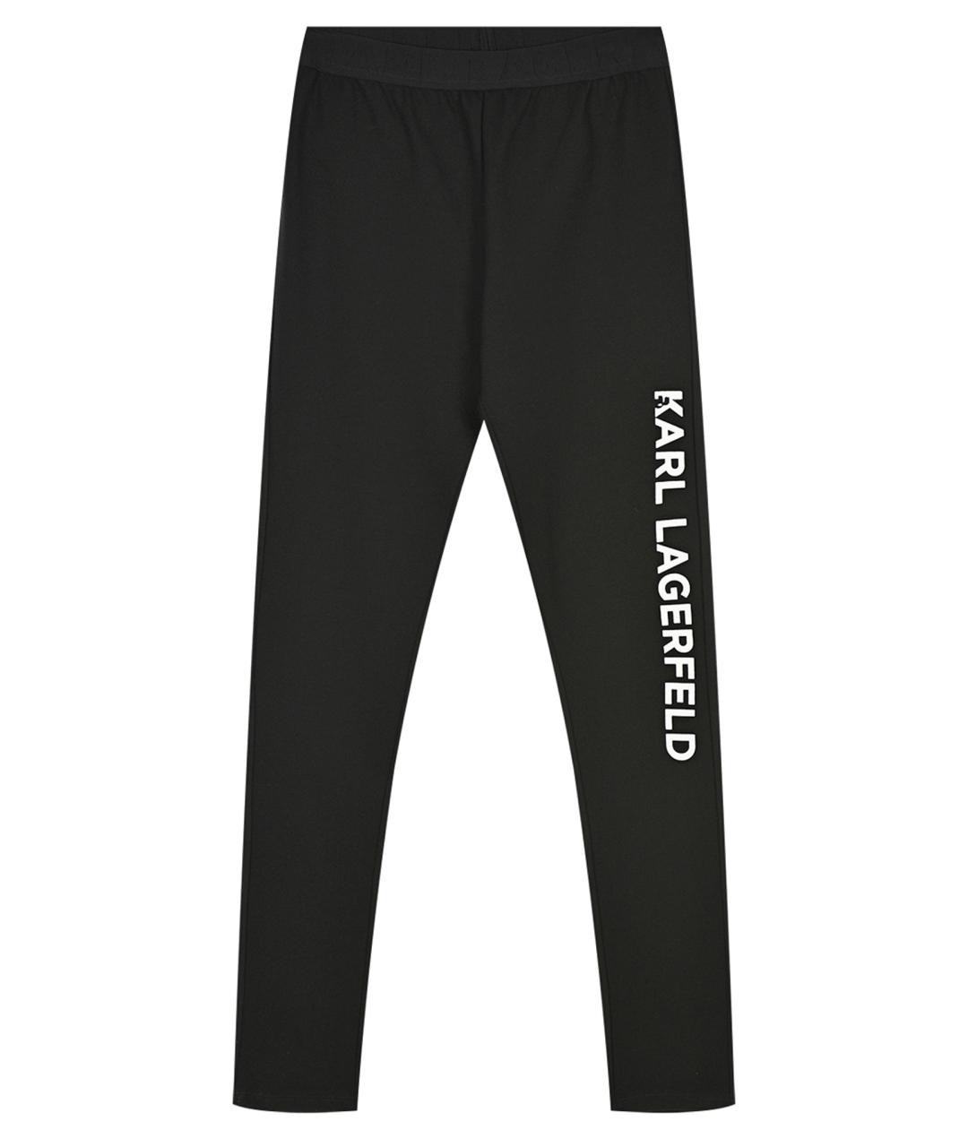 KARL LAGERFELD Черные вискозные брюки и шорты, фото 1