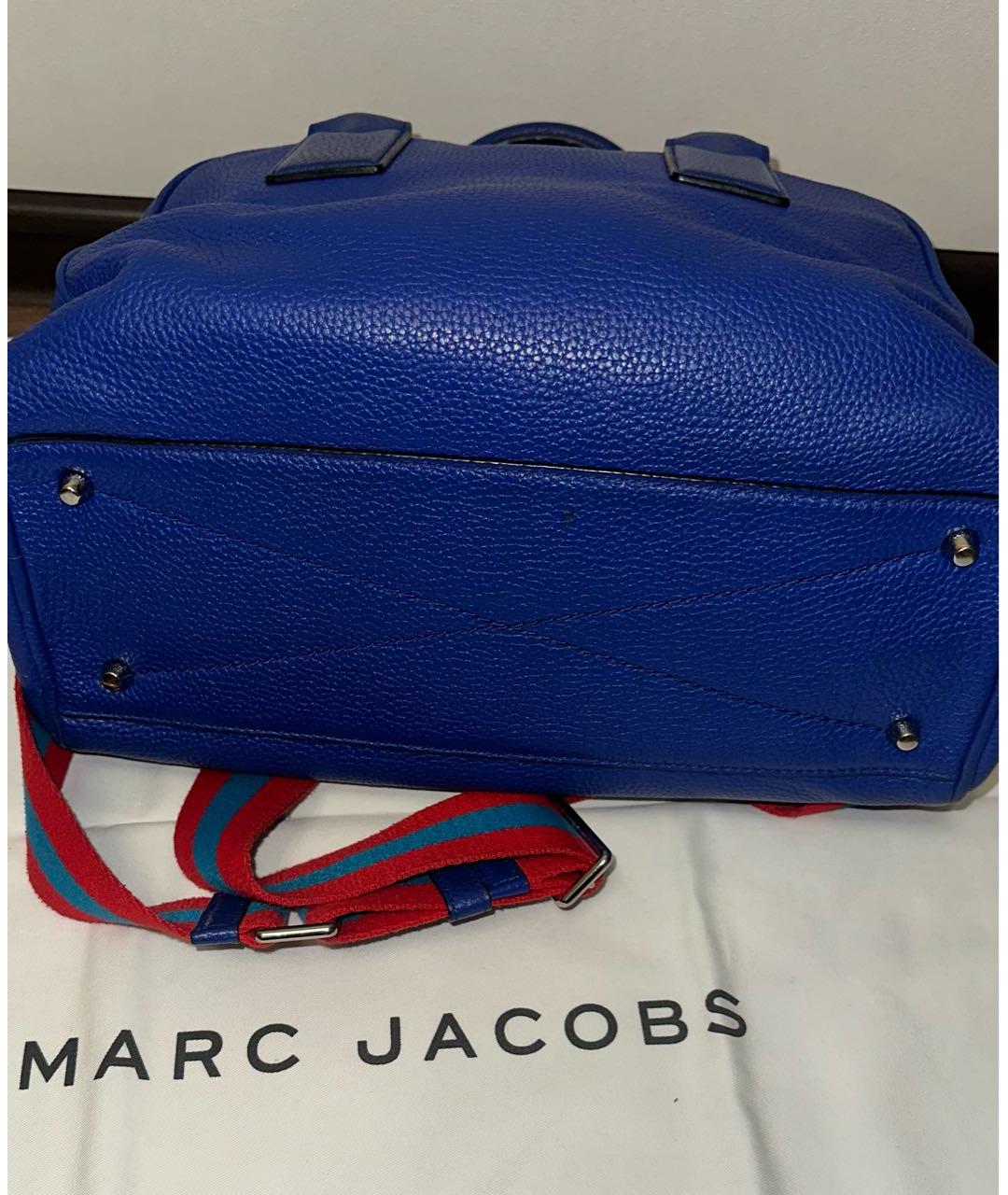MARC JACOBS Синяя кожаная сумка через плечо, фото 3