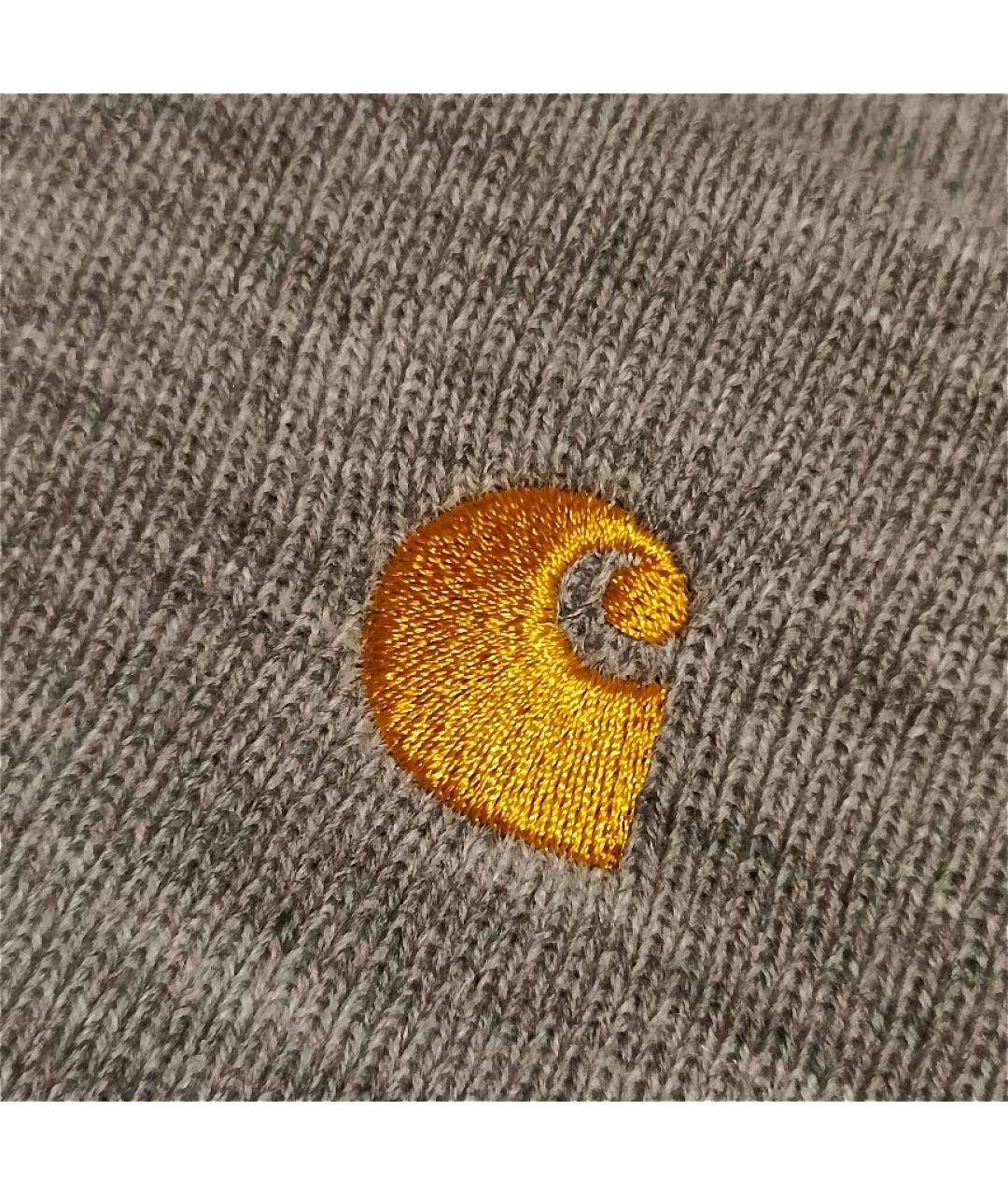 CARHARTT WIP Серая хлопковая шапка, фото 4