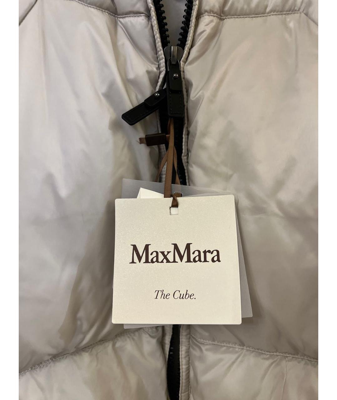 MAX MARA Серебряный пуховик, фото 4