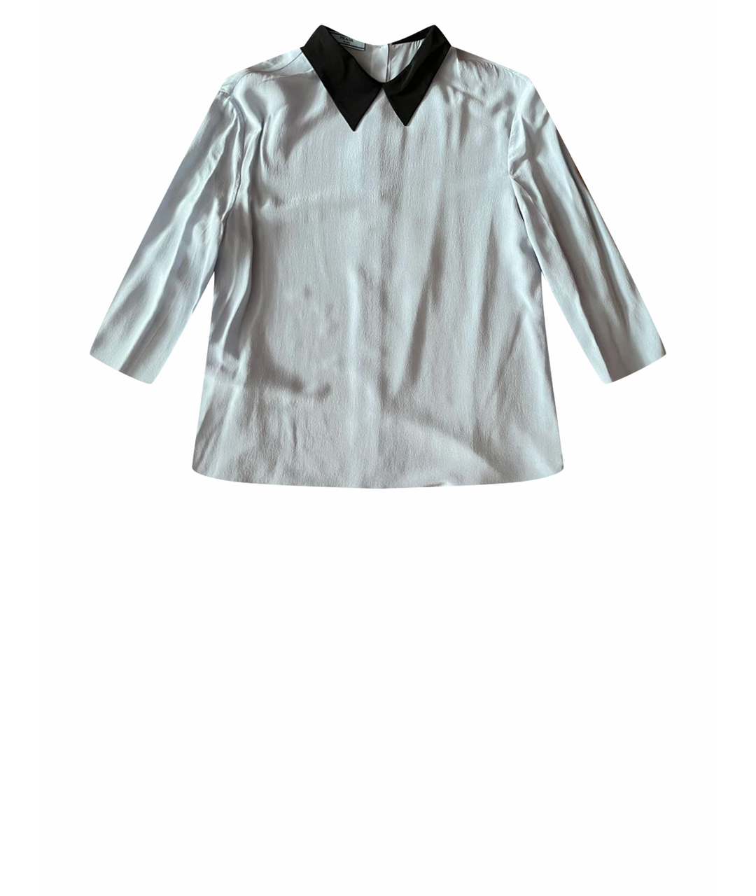 PRADA Голубая шифоновая рубашка, фото 1