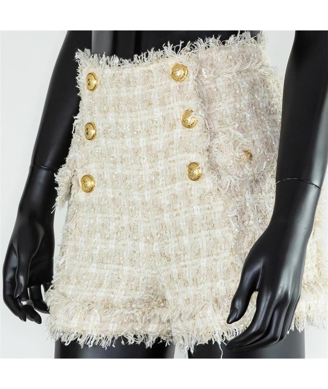 BALMAIN Бежевые шорты, фото 2
